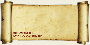 Tamara Krnjinac vizit kartica